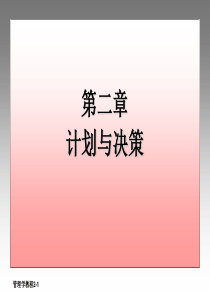 管理学教程_计划与决策