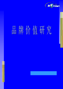 品牌价值研究PPT
