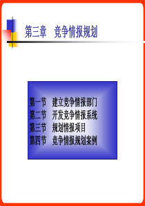 竞争情报课件32