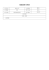 厨房切配菜部门职责doc