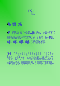 【中医诊断学幻灯片】11--第七章-八纲辨证