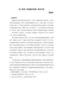 电磁感应-教学反思