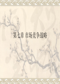 第7章市场竞争战略