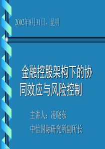 金融控股架构下的协同效应与风险控制