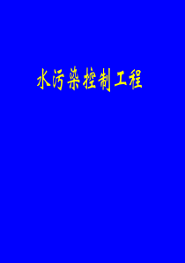 水污染控制工程(水环境的污染与防治、不溶态污染物的分离技术、混凝澄清法、厌氧生物处理、吸附法)