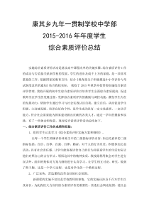 中学生综合素质评价总结[1]