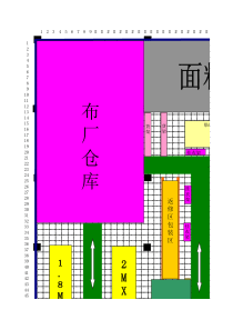 服装生产工厂布局图