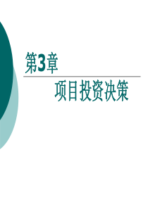 项目投资决策（PPT46页)