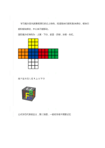 三阶魔方教程图解