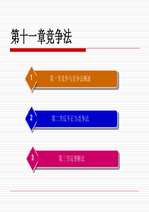 第十一章竞争法
