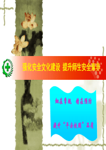 校园季度安全工作总结(ppt)
