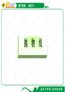 2011年高考数学总复习课件：抛物线