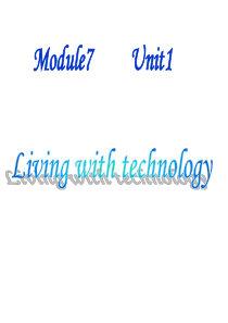 M7U1正式上课用reading