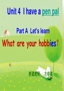(0)2014新版PEP小学英语六年级上册Unit4_I_have_a_penpal第一课时课件2