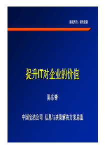 提升IT对企业的价值PDF25