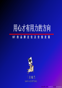 方信的品牌定位及价值发展提案