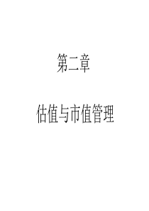 第2章估值与价值管理-