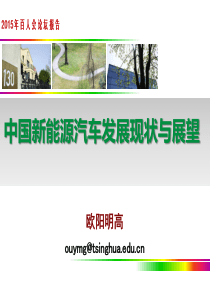 《2015年百人会论坛报告-中国新能源发展与展望-欧阳明高》