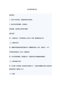 托班健康认识身体的左右