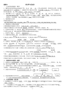 人教版化学选修1《化学与生活》知识点