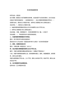 科学活动蛋宝宝