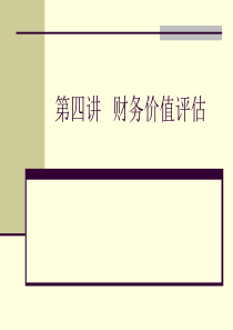 财务价值评估(1)