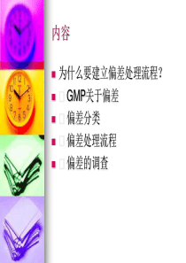 GMP偏差处理