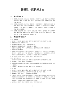 肠梗阻中医护理方案