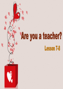 课件新概念英语第一册第7-8课ppt