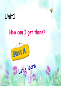 新版pep六年级上册unit1-How-can-I-get-there-A-lets-learn课件