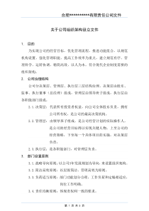 公司组织架构
