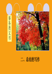 事务性公文(3)总结