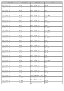 国内外替代型号对照表