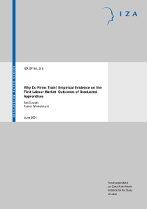 Why Do Firms Train,Empirical Evidence on the  Firs