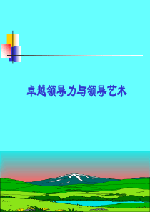 卓越领导力领导艺术(XXXX.05）)