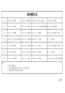 小学二年级暑假计划表