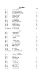七年级初中信息技术全部教材目录