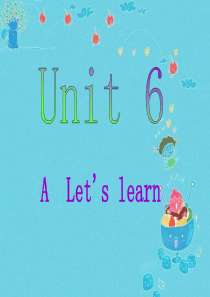 PEP小学英语五年级上册第六单元第一课时Unit6  In  a  Nature  Park