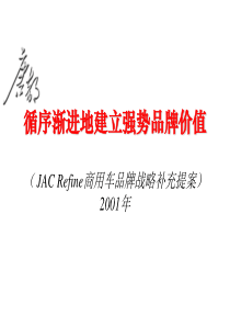 JAC Refine商用车品牌战略 ppt