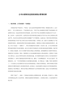 公司内部财务监控机制统合管理初探(doc 8)