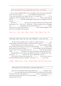 中考英语12选10(短文填词、选词填空)练习-(含答案)