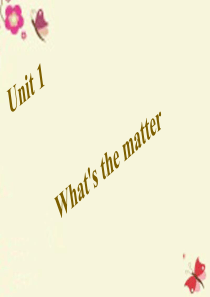 thematter课件2(新版)人教新目标版