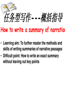 (学生版)高中英语作文辅导如何写好30个字的summary