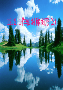 12.2 作轴对称图形 课件3