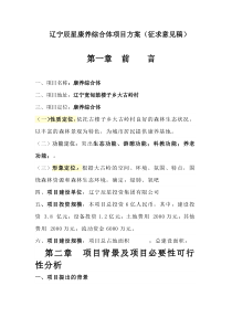 辽宁辰星康养综合体项目方案