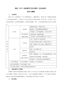 软质(PVC)快速卷帘门技术标准与范本