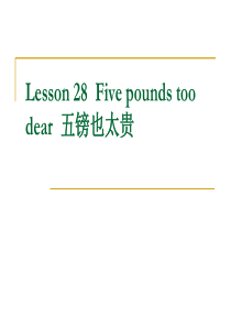 新概念3-Lesson28-课件(共28张)