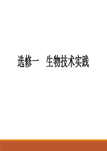 一轮复习--传统发酵技术(39张PPT)