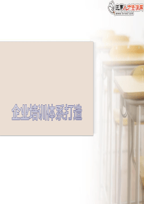 培训体系的建设(精品PPT)