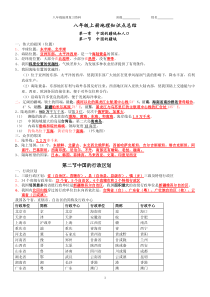 湘教版八年级地理上册知识点汇总
